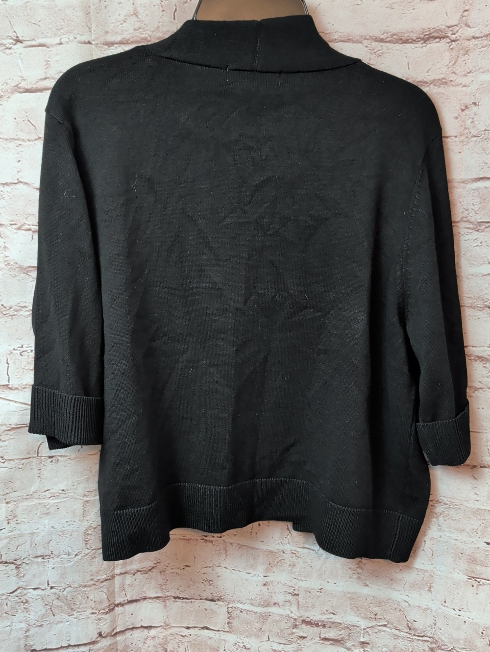 89th + Madison Black Open-Front Women's Cardigan Sweater Large New Nwt - Picture 7 of 7